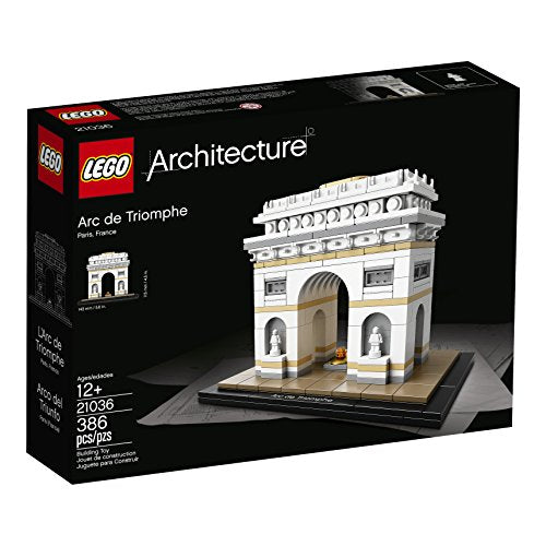 LEGO Architecture Arc De Triomphe 21036 Building Kit 386 Piece