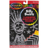 Melissa & Doug Scratch Magic Art Board Set-Silly Swirls