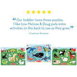 Melissa & Doug Peg Puzzle Bundle - Farm Animals, Pets and Sea Creatures