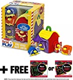 Bird House Shape Sorter: First Play Series + FREE Melissa & Doug Scratch Art Mini-Pad Bundle [30397]