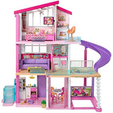 Barbie Dreamhouse Dollhouse w/ Wheelchair, Elevator, Pool, Slide & 70 Accy