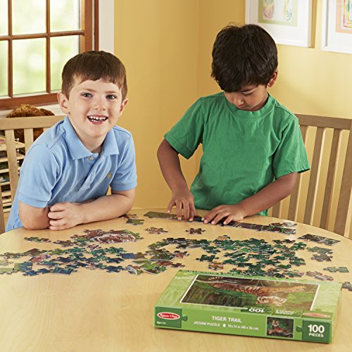 Melissa & Doug Tiger 100 Piece Cardboard Jigsaw Puzzle