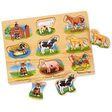 Melissa & Doug Sound Puzzle Bundle (Farm & Vehicle)
