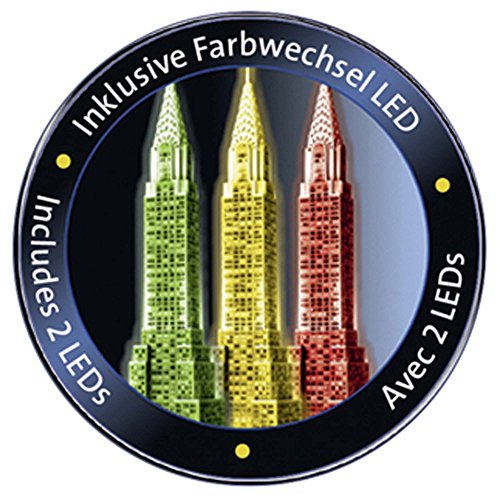 Ravensburger Chrysler Building Night Edition 216 Piece 3D Jigsaw Puzzle for Kids and Adults - Easy Click Technology Means Pieces Fit Together Perfectly