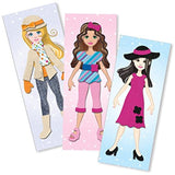 Melissa & Doug Fashion Designer: On-The-Go Craft Activity Set + Free Scratch Art Mini-Pad Bundle [94238]