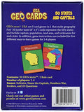 Geotoys — GeoCards USA — Geography Card Games for Home, School and Travel — Learning Resources and Educational Toys, Flash Cards — Kid Toys for Ages 4 and Up