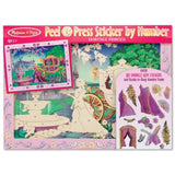 Melissa and Doug Stained Glass Ocean Animals Peel N Press Mural Crafts and Peel N Press Stickers Fairytale Princess Kit for Kids Bundle