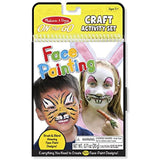 Melissa & Doug Face Coloring: On-the-Go Craft Activity Set + FREE Scratch Art Mini-Pad Bundle [94399]