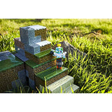 Minecraft Overworld Protector Playset, Accessories and Papercraft Blocks, Creative, Building Toy Set for Kids Ages 6 Years and Older