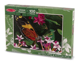 Melissa & Doug Butterfly Perch Jigsaw Puzzle 100 Piece