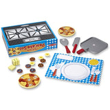 Melissa & Doug Flip and Serve Pancake Set with Slice and Bake Cookie Set – Wooden