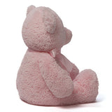 Baby GUND My First Teddy Bear Stuffed Animal Plush, Pink, 24"