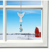 Woodstock Chimes BADE Rainbow Makers Crystal Suncatcher, Birthstone Angel - December