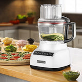 KitchenAid KFP0922WH 9-Cup Food Processor with Exact Slice System - White