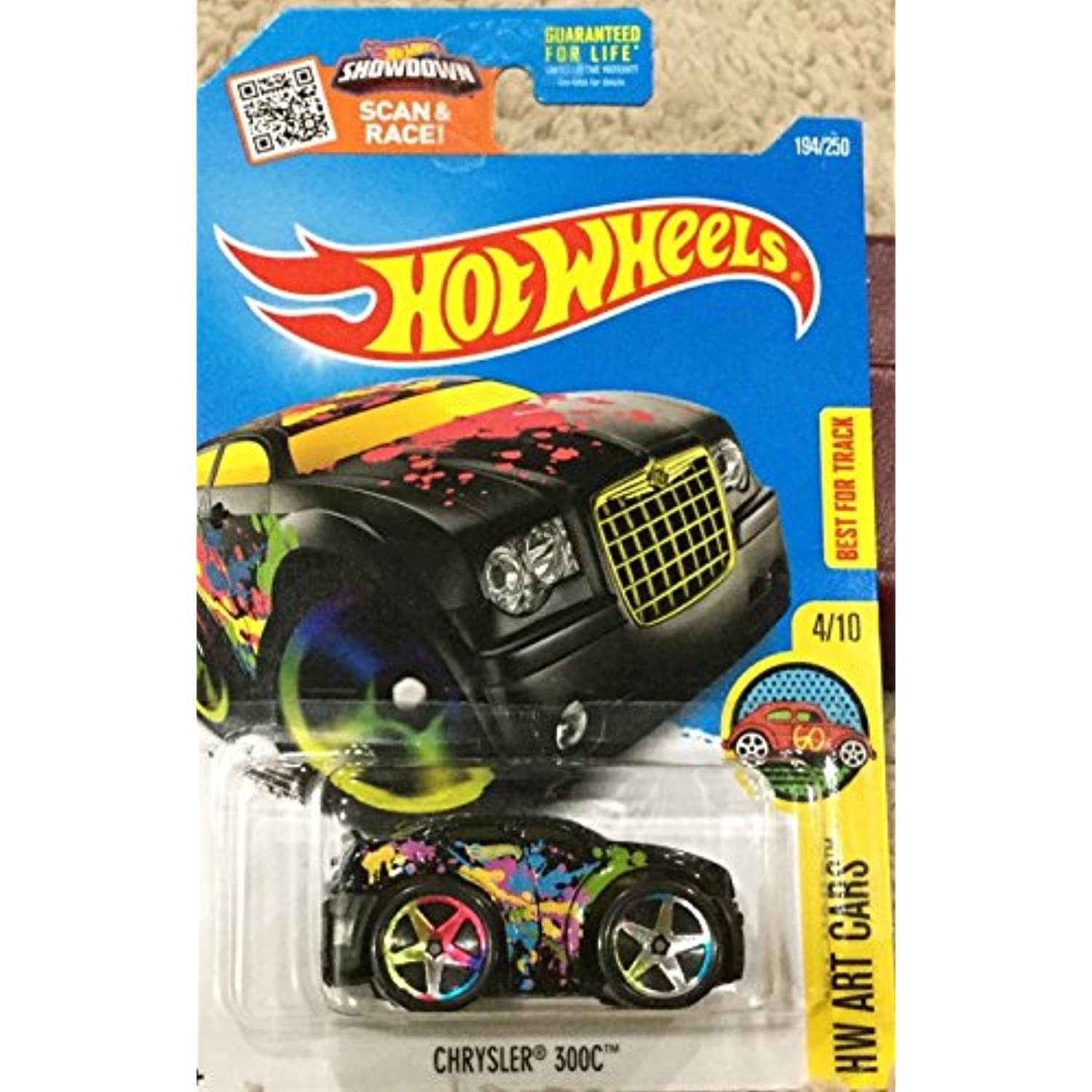 Hot Wheels 2016 HW Art Cars Chrysler 300C 194/250, Black