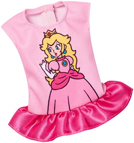 Barbie Super Mario Pink Princess Peach Top Fashion