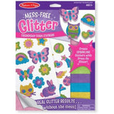 Melissa & Doug Friendship Foam Stickers - Mess Free Glitter Series + FREE Scratch Art Mini-Pad Bundle [95006]