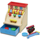 Melissa & Doug Sort & Swipe Toy Cash Register: Classic Toy + Free Scratch Art Mini-Pad Bundle (03378)