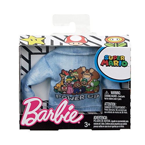 Barbie Super Mario Denim Jacket Fashion