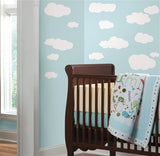 RoomMates Clouds (White Bkgnd) Peel & Stick Wall Decals