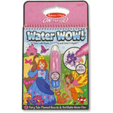 Melissa & Doug - The Ultimate Princess Bundle - Includes Make - a - face Pricess kit, Princess & Fairy Jumbo coloring pad, Princess Puffy Sticker Playset, and Water Wow! Fairy Tale