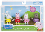 Peppa Pig 92648 Muddy Puddles Friends 4 Pack Toy Figure