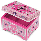 Melissa & Doug Jewelry Box Decorate-Your-Own Kit + FREE Scratch Art Mini-Pad Bundle [88619]