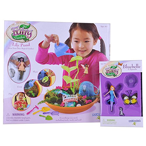 My Fairy Garden - Lily Pond & Friends Playset (Bluebelle & Squeaks) Bundle (2 Pack)