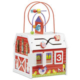 Melissa & Doug Wooden Activity Barn with Bead Maze