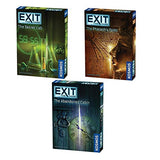 EXIT: The Game 3-Pack Escape Room Bundle | Season 1 | Abandoned Cabin | Pharaoh's Tomb | Secret Lab | Family-Friendly, Cooperative Game | 1 to 4 Players, Ages 12+ | Kennerspiel Des Jahres Award Winner