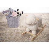 GUND Baby Lamb Rocker with Wooden Base Plush Stuffed Animal Nursery, Cream, 21.5"