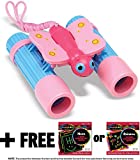 Bixie Butterfly Binoculars: Sunny Patch Outdoor Play Series + FREE Melissa & Doug Scratch Art Mini-Pad Bundle [60806]