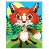 Melissa & Doug Crazy Animals: Make-a-Face Sticker Pad + Free Scratch Art Mini-Pad Bundle [86059]