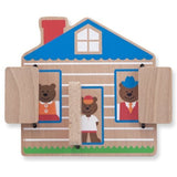 Melissa & Doug Peek-a-Boo House: First Play Series + FREE Scratch Art Mini-Pad Bundle [40341]