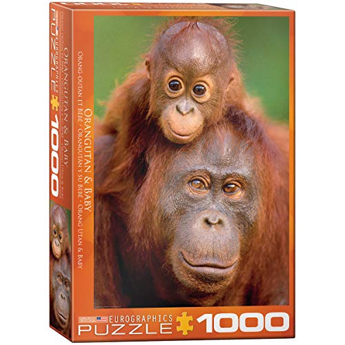 EuroGraphics Orangutan and Baby Jigsaw Puzzle (1000-Piece)