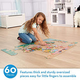Melissa & Doug Natural Play 60pc Giant Floor Puzzle - America The Beautiful