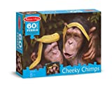 Melissa & Doug Cheeky Chimps Cardboard Jigsaw Puzzle, 60-Piece