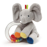 Baby GUND Flappy the Elephant Stuffed Animal Rattle Plush Toy, 5