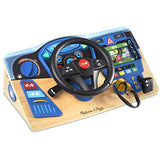 Melissa & Doug Vroom & Zoom Interactive Wooden Dashboard Pretend Play Driving Toy