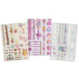 Melissa & Doug Temporary Tattoos Bundle - Jewelry & Metallic