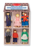 Melissa and Doug Wooden Family Doll Set