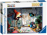Ravensburger Disney Pixar - The Artist's Desk Puzzle 1000 Piece Jigsaw Puzzle for Adults  Every piece is unique, Softclick technology Means Pieces Fit Together Perfectly