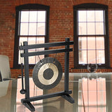 Woodstock Chimes WDG The Original Guaranteed Musically Tuned Chime Desk Gong, Black/Bronze
