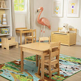Melissa & Doug Tables and Chairs 3 Piece Set Gray