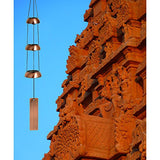 Woodstock Chimes TB3C The Original Guaranteed Musically Tuned Chime Trio Temple Bells, 27 in, Copper