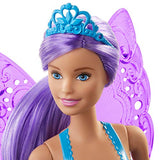 Barbie Dreamtopia Fairy Doll, 12-Inch, with Purple Hair and Wings, Gift for 3 to 7 Year Olds