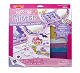 Melissa & Doug Mess-Free Glitter Treasure Box, Mirror and Jewelry Set