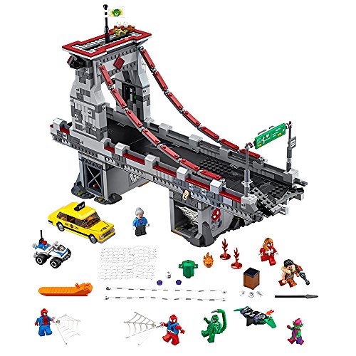 LEGO Marvel Super Heroes Spider-Man Web Warriors Ultimate Bridge 76057 Spiderman Toy