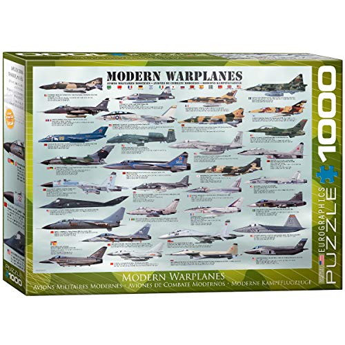 EuroGraphics Modern Warplanes Puzzle (1000-Piece)