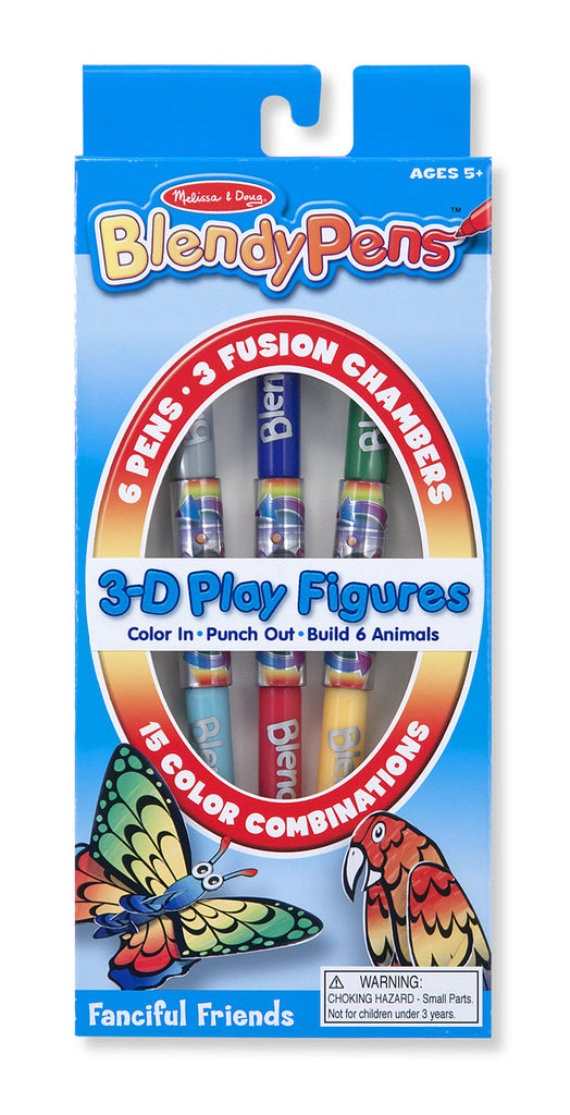 Melissa & Doug Blendy Pens 3-D Fanciful Friends 5291